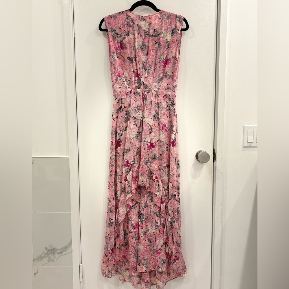 The Kooples Pink Floral Maxi Dress